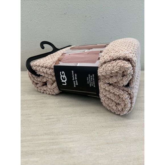 Authentic UGG One Size Adjustable Textured 100% Cotton Rose Water Body Wrap - Picture 3 of 4